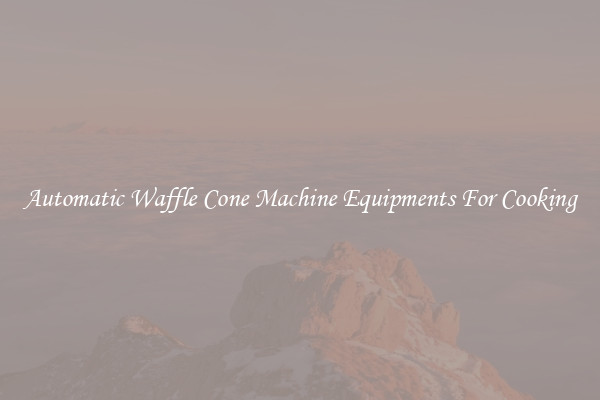 Automatic Waffle Cone Machine Equipments For Cooking