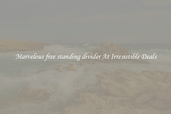Marvelous free standing divider At Irresistible Deals