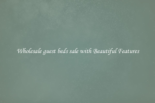 Wholesale guest beds sale with Beautiful Features