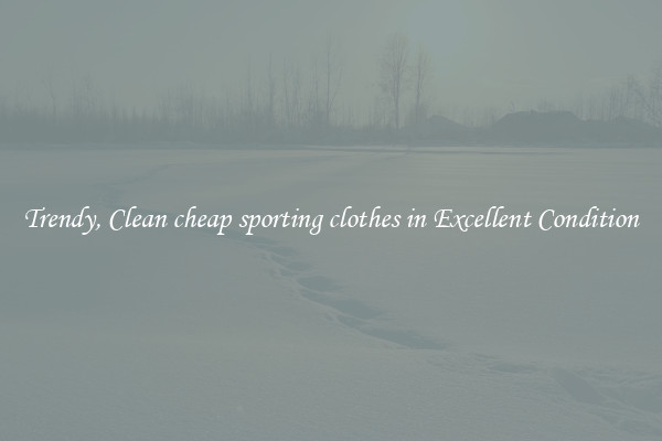 Trendy, Clean cheap sporting clothes in Excellent Condition