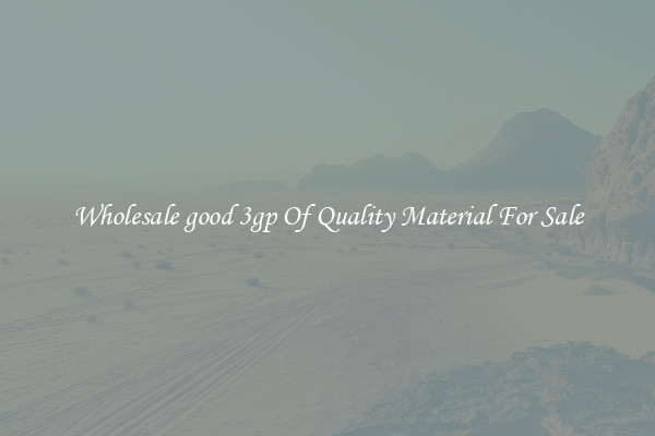 Wholesale good 3gp Of Quality Material For Sale