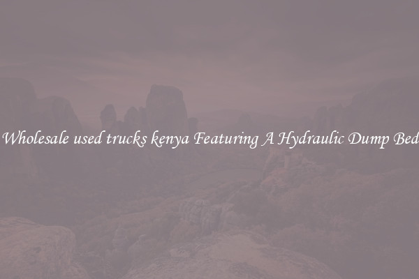 Wholesale used trucks kenya Featuring A Hydraulic Dump Bed