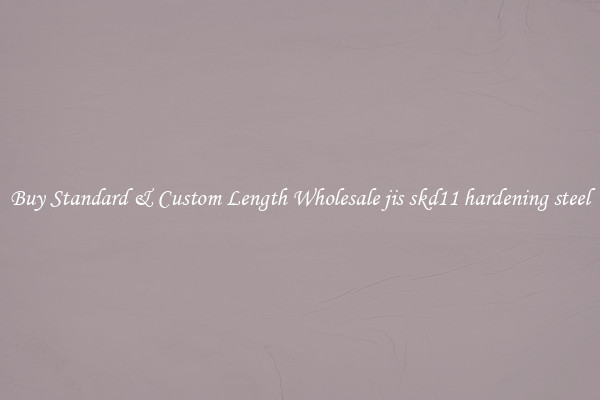 Buy Standard & Custom Length Wholesale jis skd11 hardening steel