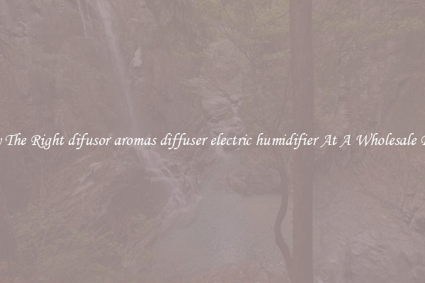 Buy The Right difusor aromas diffuser electric humidifier At A Wholesale Price