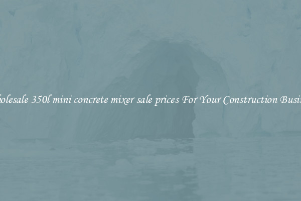 Wholesale 350l mini concrete mixer sale prices For Your Construction Business