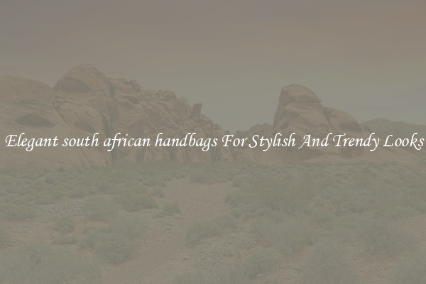 Elegant south african handbags For Stylish And Trendy Looks
