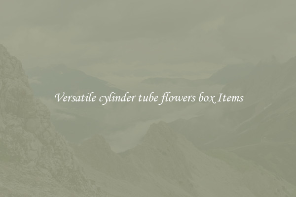 Versatile cylinder tube flowers box Items