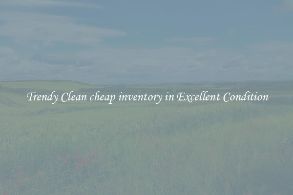Trendy Clean cheap inventory in Excellent Condition